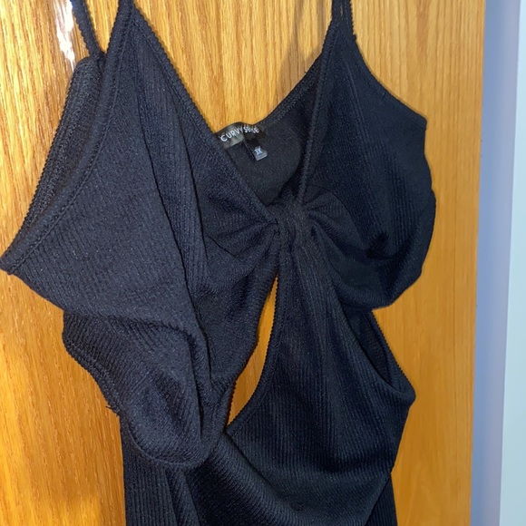 Curvy Sense Ribbed Cut Out Dress - Picture 8 of 15